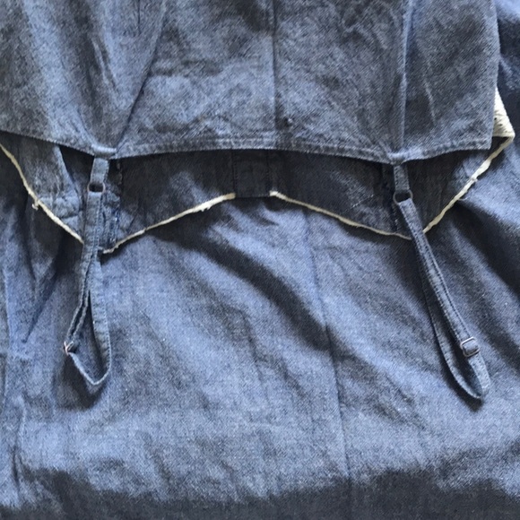 Chambray dress with lace trim adjustable straps - Picture 12 of 12